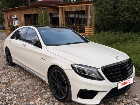 2014 Mercedes-Benz S-Класс AMG 63 AMG Long III (W222, C217), белый, 4940000 рублей, вид 1