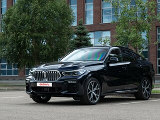 2021 BMW X6 40i III (G06), синий, 9100000 рублей, вид 4