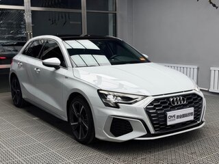 2021 Audi A3 Sportback 35 TFSI IV (8Y), белый, 2432923 рублей, вид 2