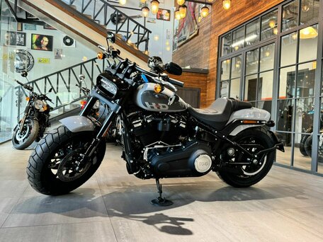 2024 Harley-Davidson Fat Bob, серый, 3450000 рублей, вид 2