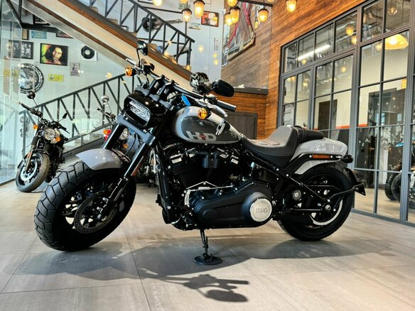 2024 Harley-Davidson Fat Bob, серый, 3450000 рублей - вид 1