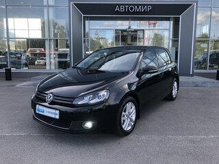 2010 Volkswagen Golf VI, чёрный, 1069000 рублей, вид 1