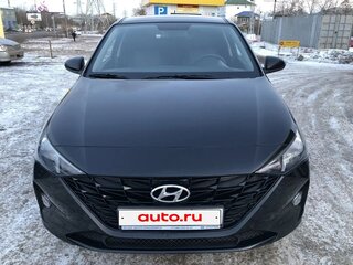 2021 Hyundai Solaris II Рестайлинг, чёрный, 1850000 рублей, вид 3