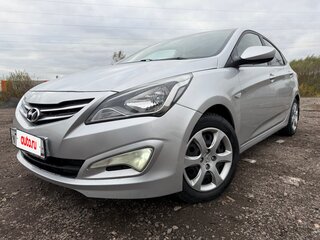 2014 Hyundai Solaris I, серебристый, 750000 рублей, вид 1