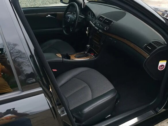 2008 Mercedes-Benz E-Класс 280 III (W211, S211) Рестайлинг, чёрный, 1200000 рублей - вид 9
