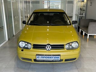 1999 Volkswagen Golf IV, жёлтый, 274000 рублей, вид 2