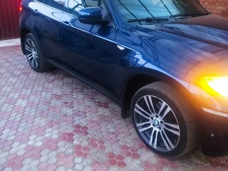 2013 BMW X6 40d I (E71) Рестайлинг, синий, 2600000 рублей, вид 5