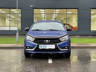 2021 Lada (ВАЗ) Vesta SW I, синий, 1150000 рублей, вид 2