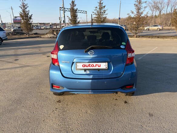 2019 Nissan Note II Рестайлинг, синий, 640000 рублей - вид 4