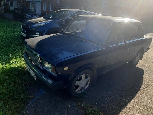 2011 Lada (ВАЗ) 2107, синий, 160000 рублей - вид 1