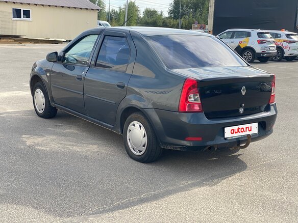 2010 Renault Logan I Рестайлинг, серый, 310000 рублей - вид 3