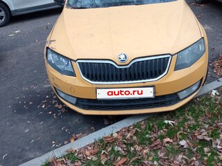 2014 Skoda Octavia III (A7), жёлтый, 410000 рублей, вид 1