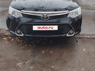 2017 Toyota Camry VII (XV50) Рестайлинг, чёрный, 1750000 рублей, вид 3