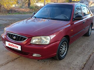 2005 Hyundai Accent ТагАЗ II, красный, 535000 рублей, вид 3