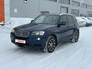 2013 BMW X3 28i xDrive II (F25), синий, 1900000 рублей, вид 2