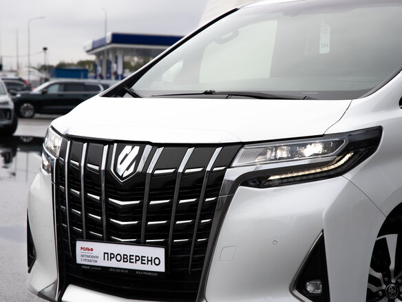 2019 Toyota Alphard III Рестайлинг, белый, 4184973 рублей - вид 1