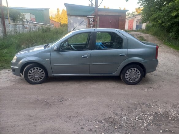 2012 Renault Logan I Рестайлинг, синий, 399000 рублей - вид 8