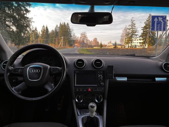 2005 Audi A3 II (8P) Рестайлинг 1, чёрный, 746421 рублей - вид 9