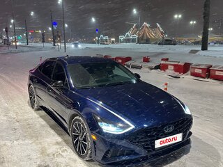 2019 Hyundai Sonata VIII (DN8), синий, 2400000 рублей, вид 1