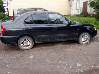 2008 Hyundai Accent ТагАЗ II, чёрный, 500000 рублей, вид 3