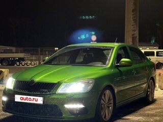 2012 Skoda Octavia RS II Рестайлинг, зелёный, 1550000 рублей, вид 4