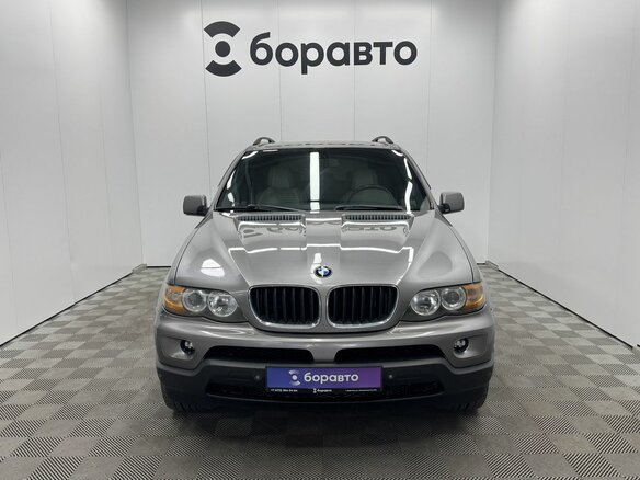 2004 BMW X5 3.0i I (E53) Рестайлинг, серый, 1170000 рублей - вид 1