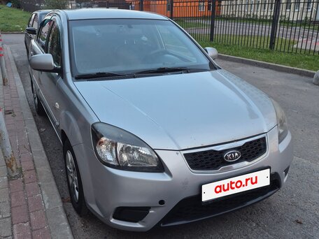 2011 Kia Rio II Рестайлинг, серый, 550000 рублей, вид 2