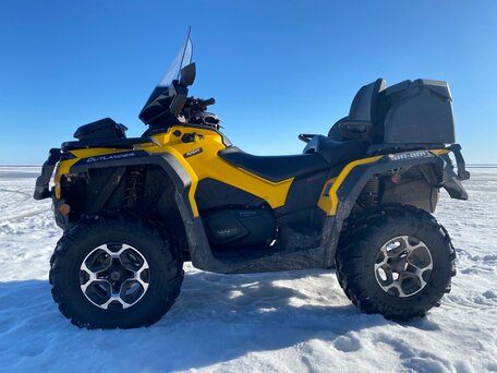 2013 BRP Can-Am Outlander MAX 1000, жёлтый, 1150000 рублей, вид 2