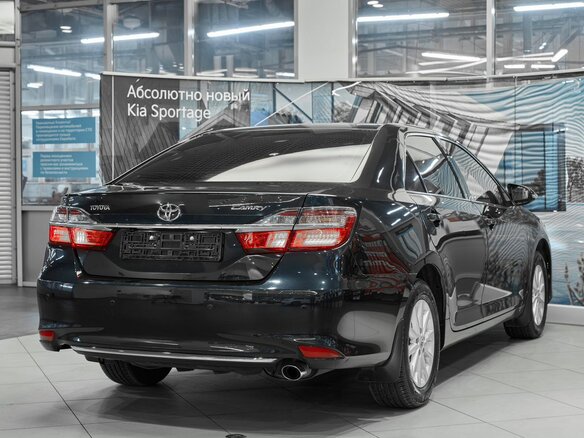 2016 Toyota Camry VII (XV50) Рестайлинг, синий - вид 5