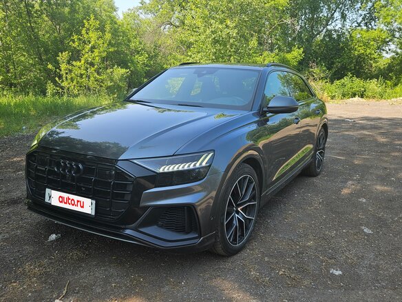 2018 Audi Q8 55 TFSI I (4M), серый, 4500000 рублей