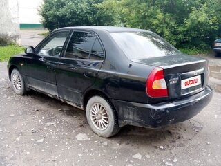 2008 Hyundai Accent ТагАЗ II, чёрный, 500000 рублей, вид 4