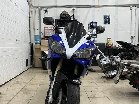 2001 Yamaha YZF-R1, синий, 500000 рублей, вид 2