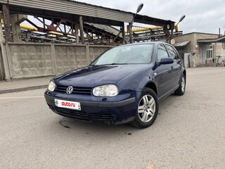 2002 Volkswagen Golf IV, синий, 380000 рублей, вид 1