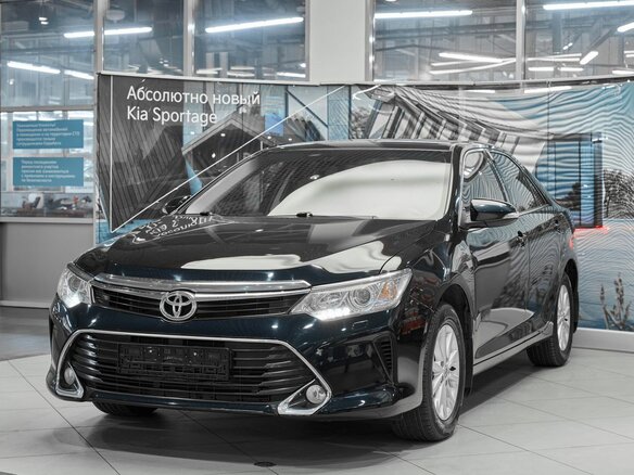 2016 Toyota Camry VII (XV50) Рестайлинг, синий
