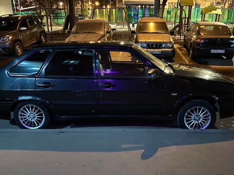 2007 Lada (ВАЗ) 2114, чёрный, 130000 рублей, вид 2