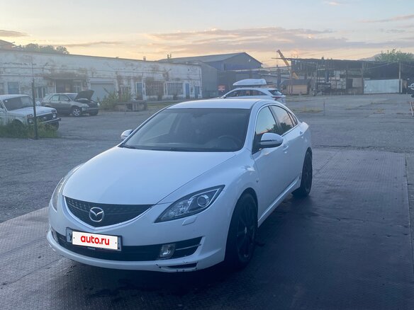2008 Mazda 6 II (GH), белый, 715000 рублей