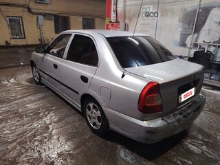 2006 Hyundai Accent ТагАЗ II, серый, 160000 рублей, вид 4