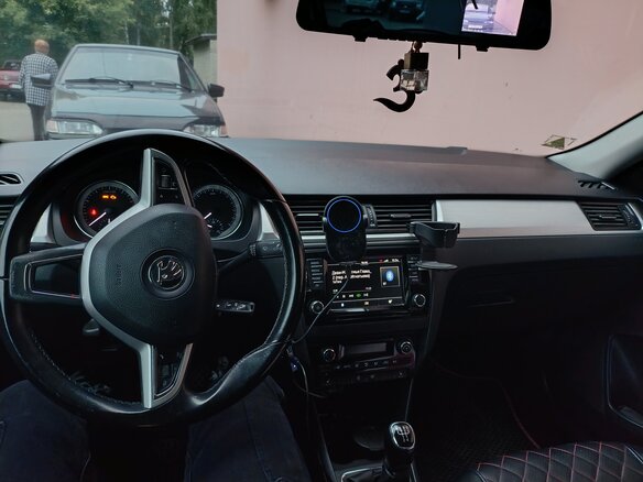 2016 Skoda Rapid I, красный, 760000 рублей - вид 4