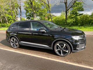 2019 Audi Q7 50 TDI II (4M) Рестайлинг, чёрный, 6500000 рублей, вид 2