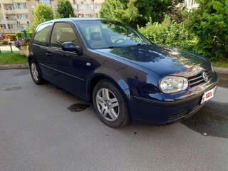 2001 Volkswagen Golf IV, синий, 380000 рублей, вид 1