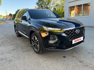 2018 Hyundai Santa Fe IV, чёрный, 3100000 рублей, вид 4