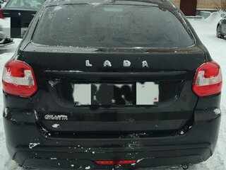 2019 Lada (ВАЗ) Granta I Рестайлинг, чёрный, 750000 рублей, вид 3