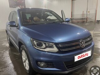 2011 Volkswagen Tiguan I Рестайлинг, синий, 1830000 рублей, вид 4