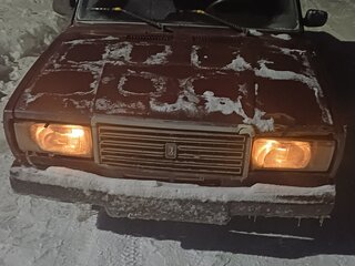 2008 Lada (ВАЗ) 2107, пурпурный, 75000 рублей, вид 1