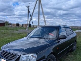 2010 Hyundai Accent ТагАЗ II, чёрный, 450000 рублей, вид 1