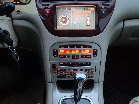 2006 Peugeot 607 I Рестайлинг, чёрный - вид 10