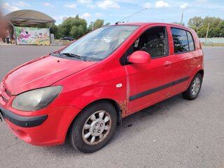 2007 Hyundai Getz I Рестайлинг, красный, 275000 рублей, вид 3