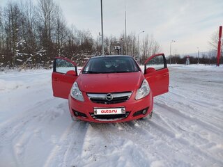 2008 Opel Corsa D, красный, 400000 рублей, вид 1