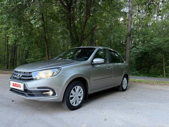 2019 Lada (ВАЗ) Granta I Рестайлинг, серебристый, 530000 рублей - вид 4
