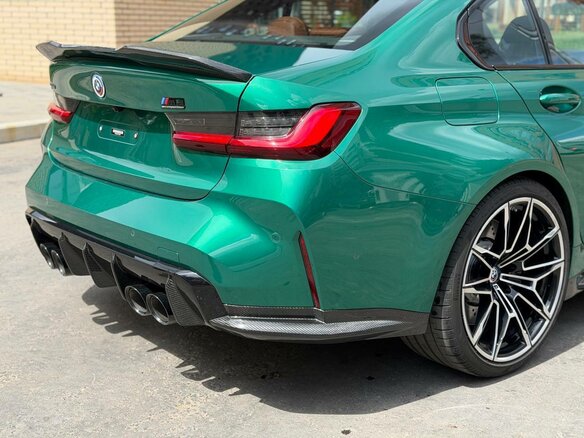 2022 BMW M3 Competition Package VI (G80), зелёный, 11500000 рублей - вид 14